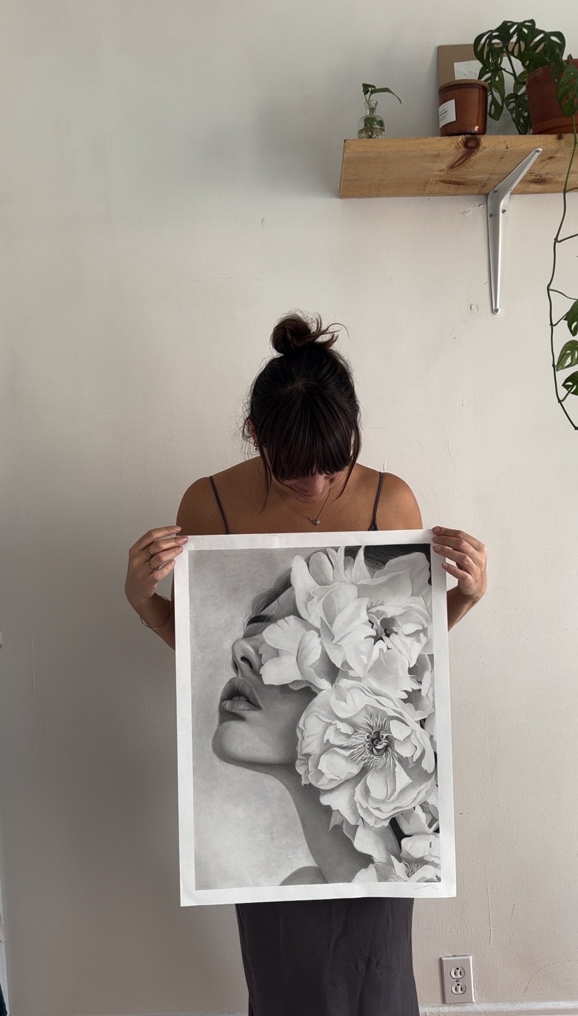 Lana - Charcoal Drawing