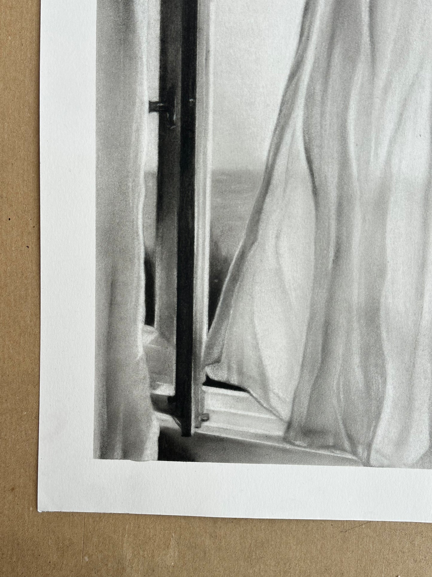Ombres Méditerranéennes - Charcoal Drawing