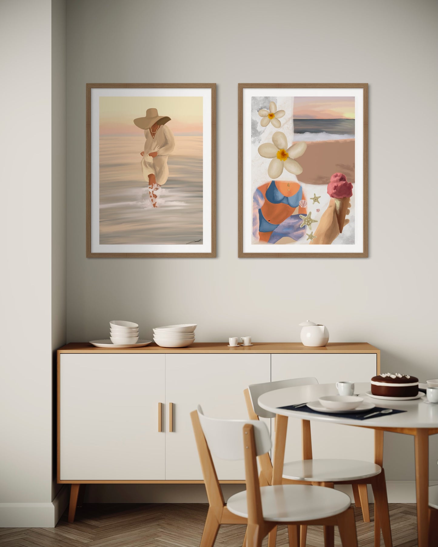 Kristina Sunset - Digital Illustration