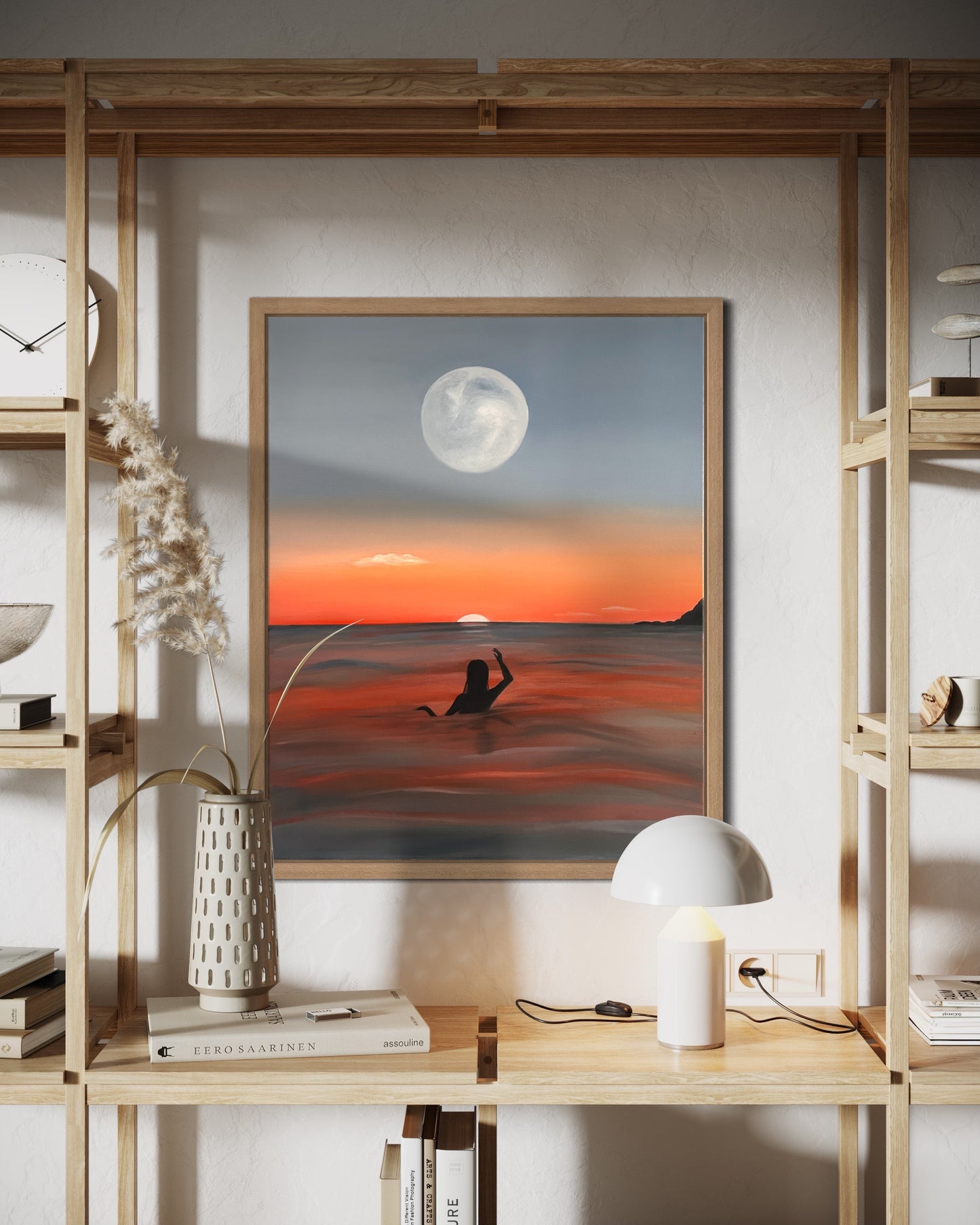 Between the sun and moon