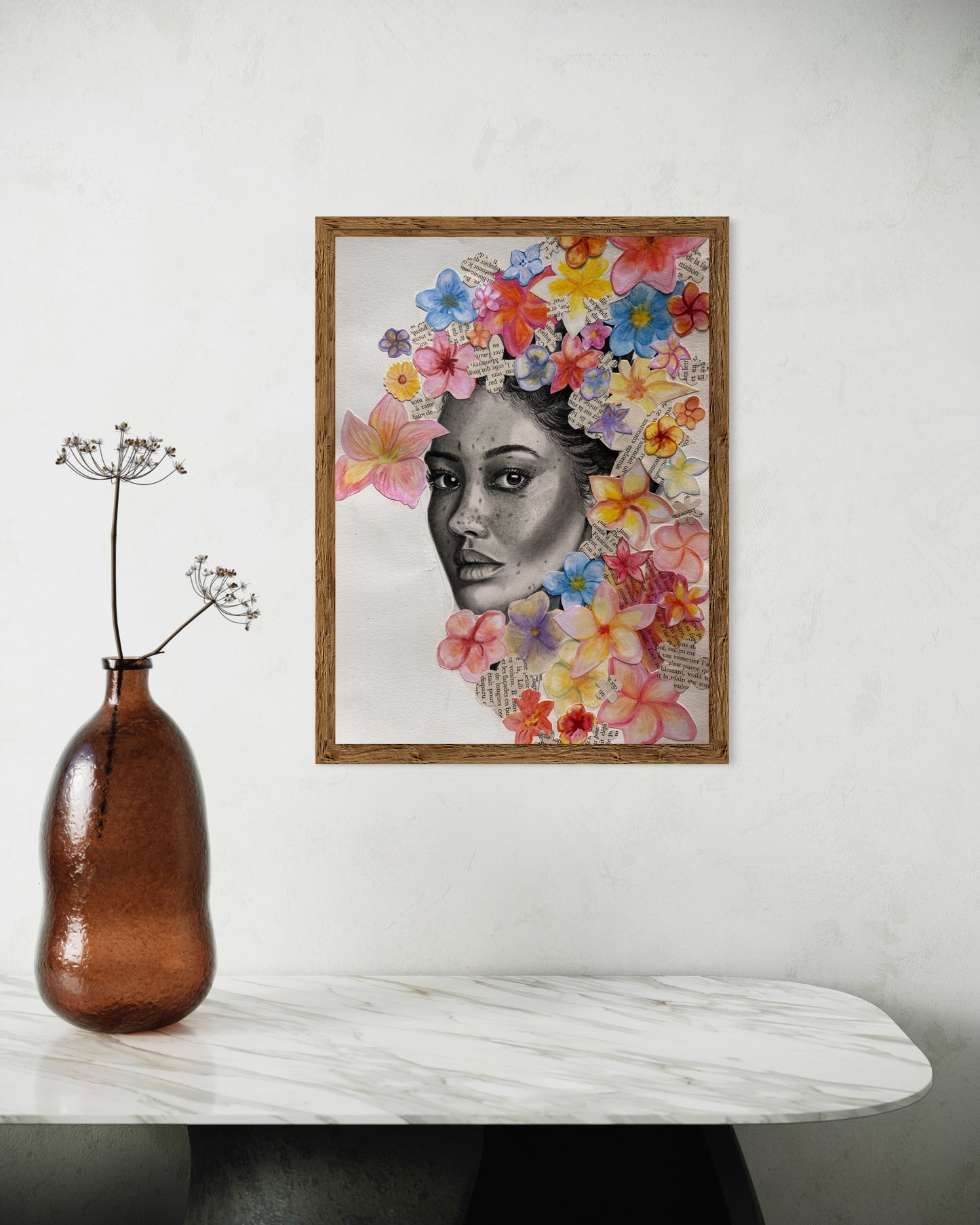 Enterré dans les fleurs - VENDU