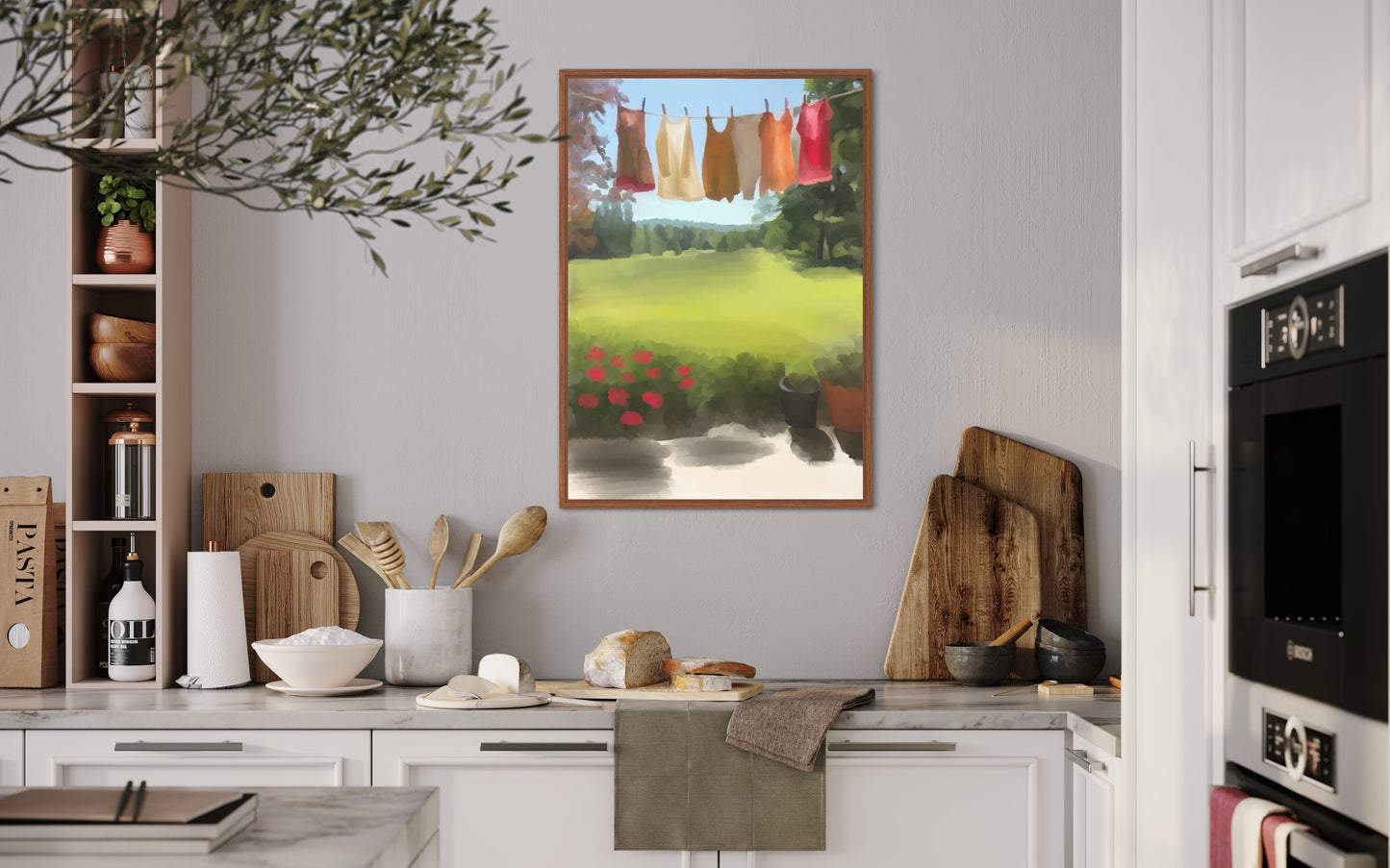 Jardin de rêve - Illustration numérique