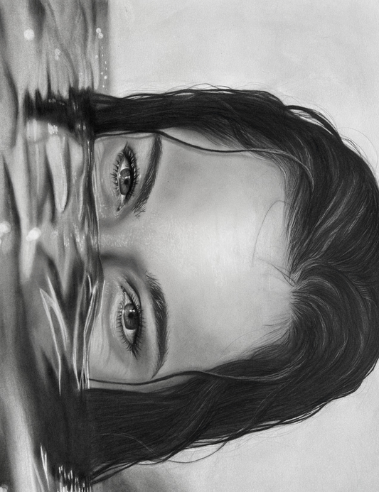 L’horizon de l’âme - Charcoal Drawing