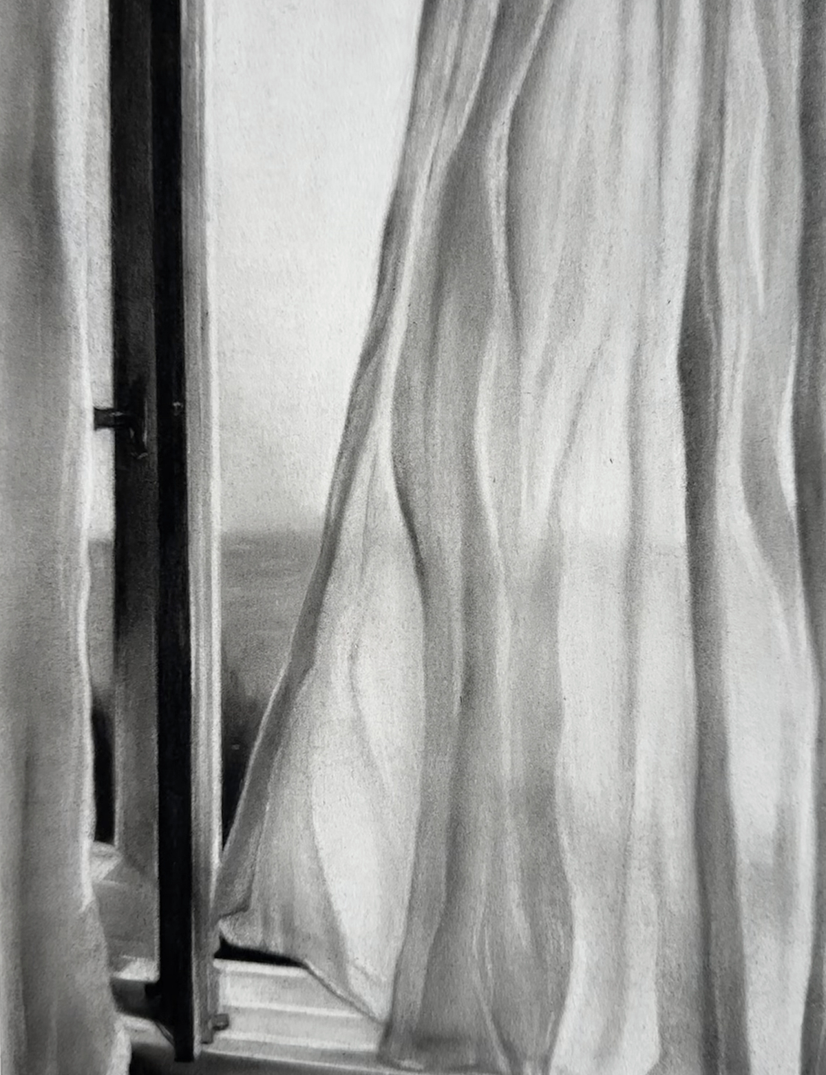 Ombres Méditerranéennes - Charcoal Drawing