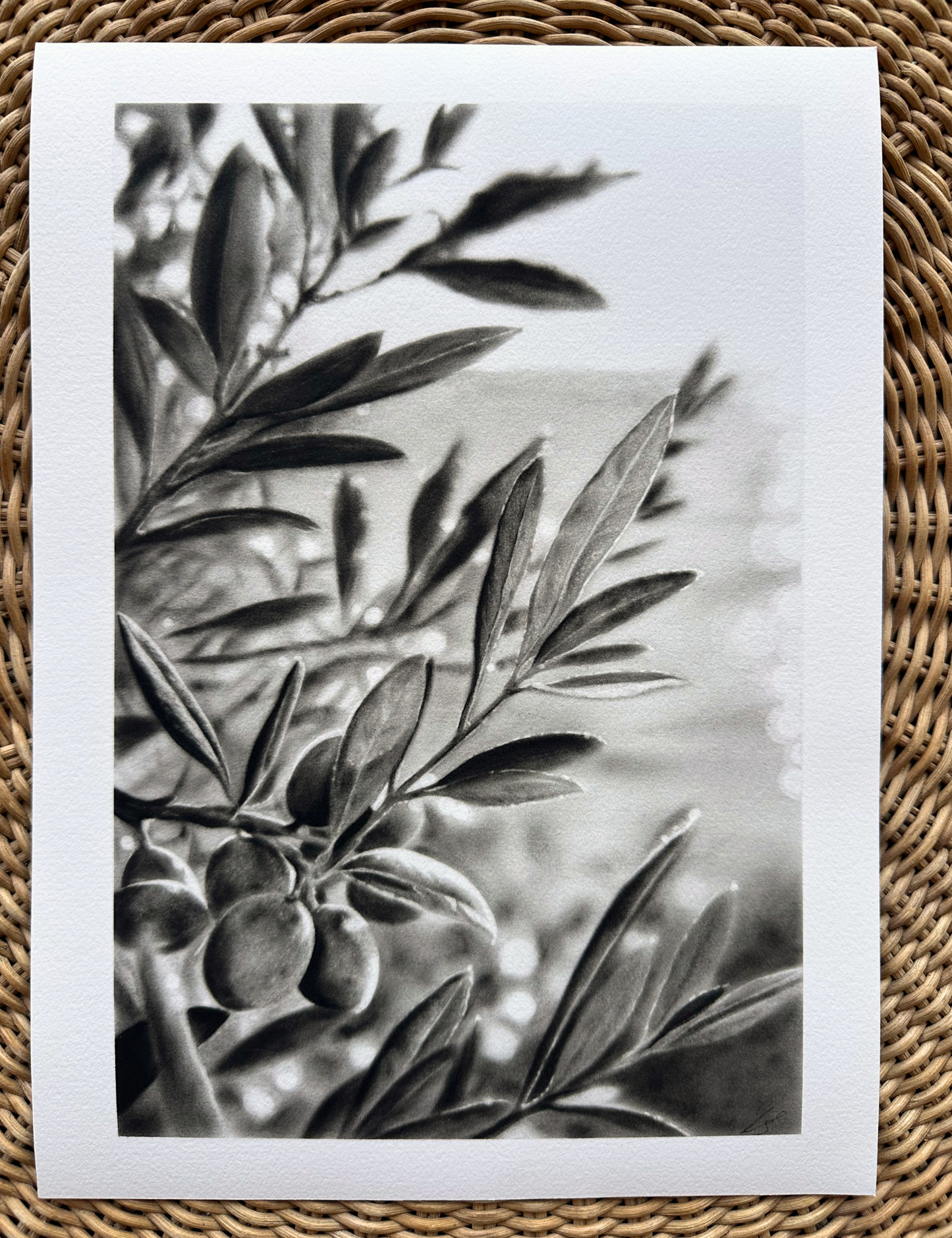 Sur le chemin de la palge - Limited edition print