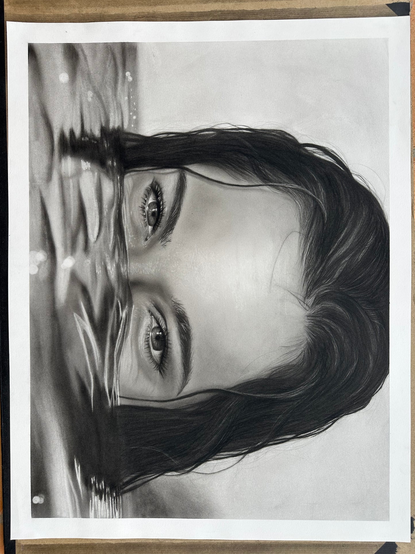 L’horizon de l’âme - Charcoal Drawing