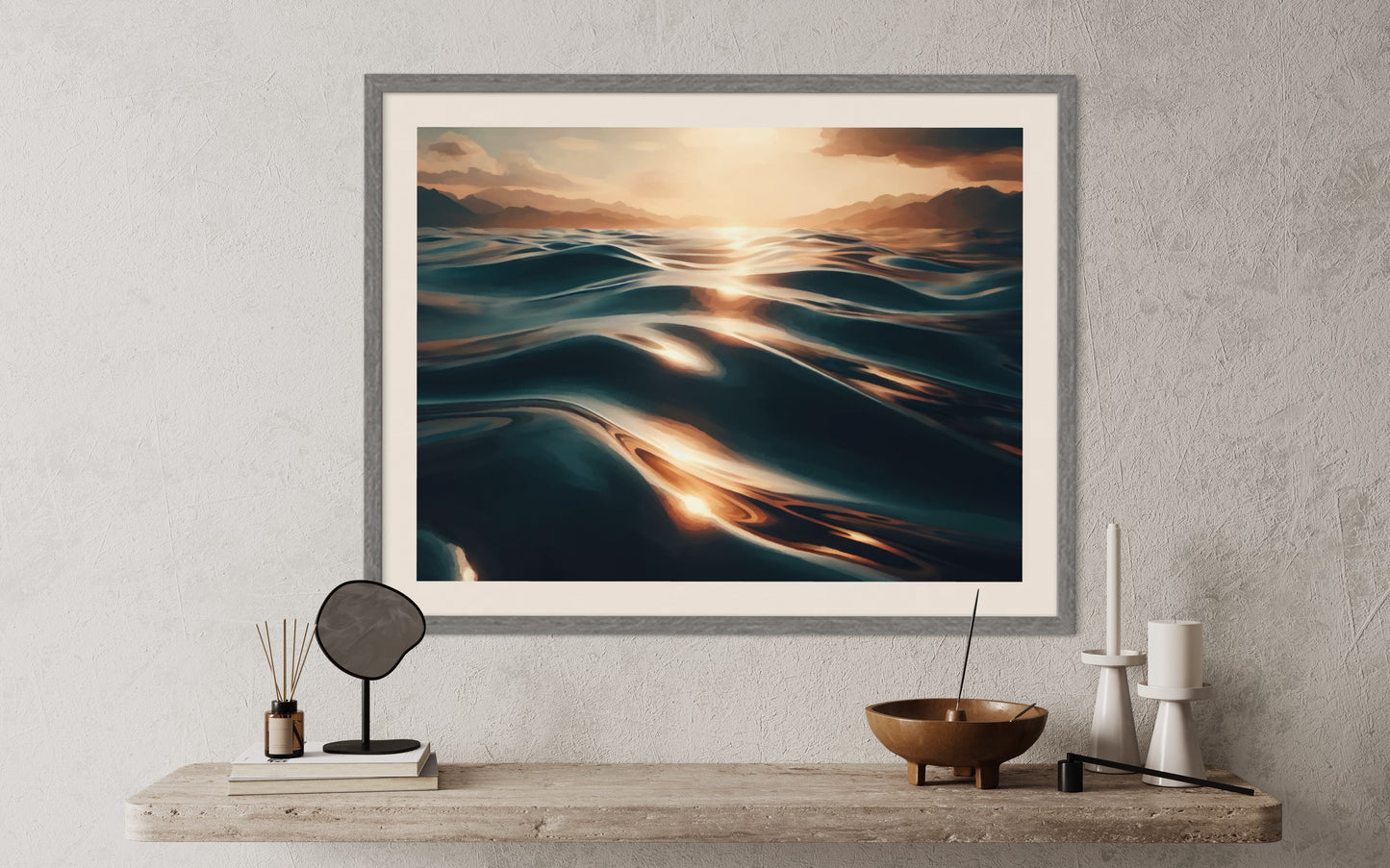 Ocean lights - Print