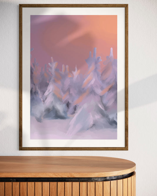 Winter wonderland - Digital Illustration